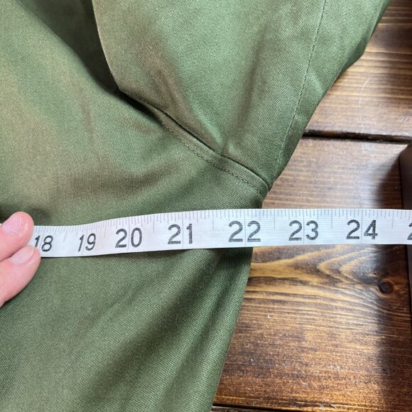 VTG US Army Korean War 1952 Olive Green Long OD-7 Field Trench Coat w/Liner Wool - Picture 16 of 16